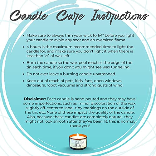 Moonlight Makers, Home Sweet Mojo Dojo Casa House, Vanilla Breeze Scented Handmade Candle, Natural Soy Wax Candle, 25+ Hour Burn Time, 8oz Tin