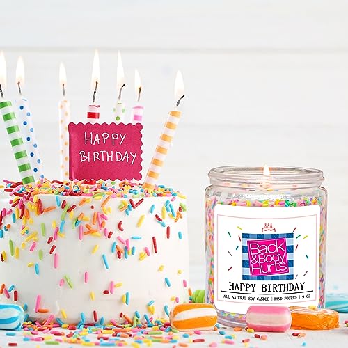 Homsolver Birthday Candles Gifts for Her and Him, Birthday Gifts for Women Men, Unique Best Friend Birthday Gift Ideas -Happy Birthday Candles