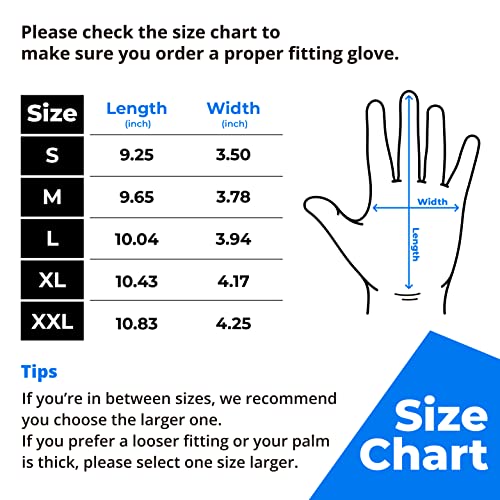 toolant Work Gloves for Men-12 Pairs, Nitrile Coated Work Gloves with Grip, Touch Screen Gloves for Warehouse, Mechanic, Construction, Gardening, Woodworking, Oil Resistant Gloves (Black, Small)