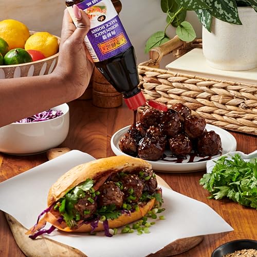 Lee Kum Kee Hoisin Sauce (20 oz - 1 Pack), Sweet & Savory, Ideal for Marinades, BBQ Sauce, Dips, Stir-Frying, Pizza, and Soup Noodles