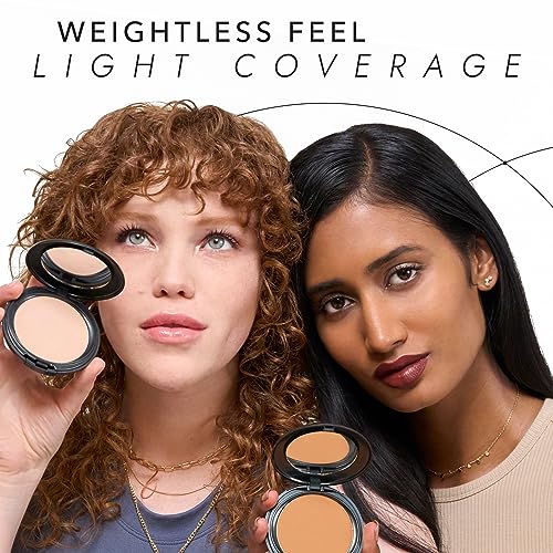 COVER FX Pressed Mineral Foundation - Shade T2 - Weightless Powder Foundation - Buildable Light to Full Coverage - Matte Finish - All Skin Types