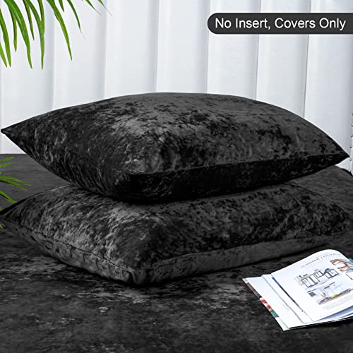 PHF Truly Velvet Pillowcases King Size, No Insert, 2 Pack Ultra Soft Breathable Pillow Shams Covers with Envelope Closure, 20" X 36" Luxury Cozy Warm Fuzzy Flannel Pillow Cases, Wine Red