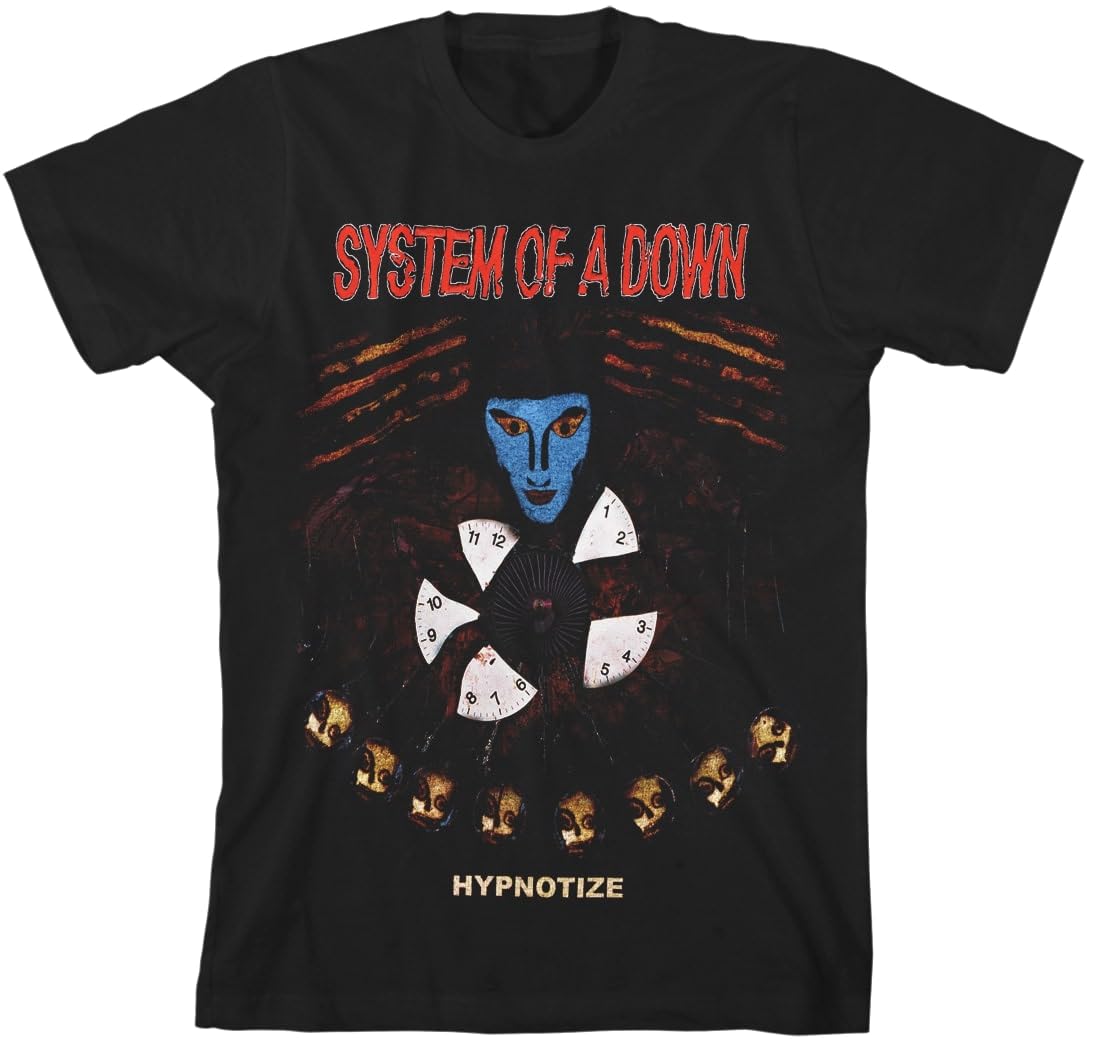 System Of A Down Unisex's Standard Hypnotize T-Shirt, Black