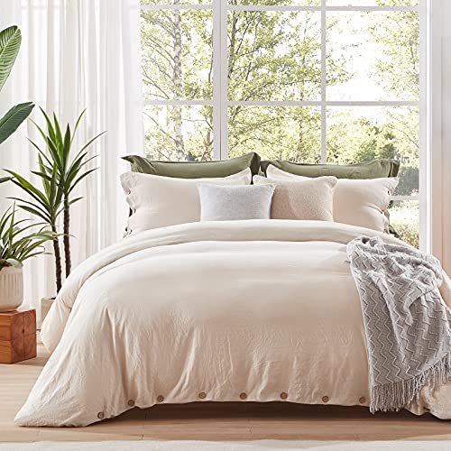 NexHome Dark Grey Duvet Cover Sets Twin Size 2 Piece Double Brushed Microfiber Twin Duvet Cover with Button Closure & Corner Tie 1 Breathable and Soft Duvet Cover 68x90 inches + 1 Pillow Sham