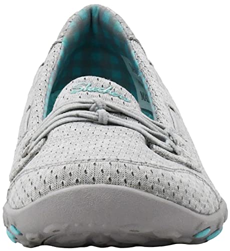 Skechers Women's Breathe-Easy-Good Influence Sneaker, NVY, 8 M US