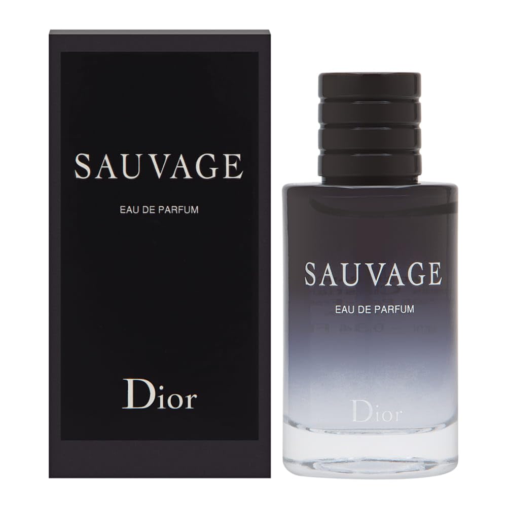 Dior Sauvage Eau de Parfum Splash Mini for Men, 0.34 Ounce / 10ml