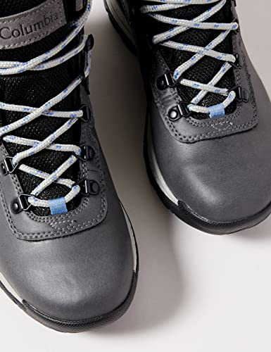 Columbia Womens Newton Ridge Lightweight Waterproof Hiking Boot, Black/Chalk, 8