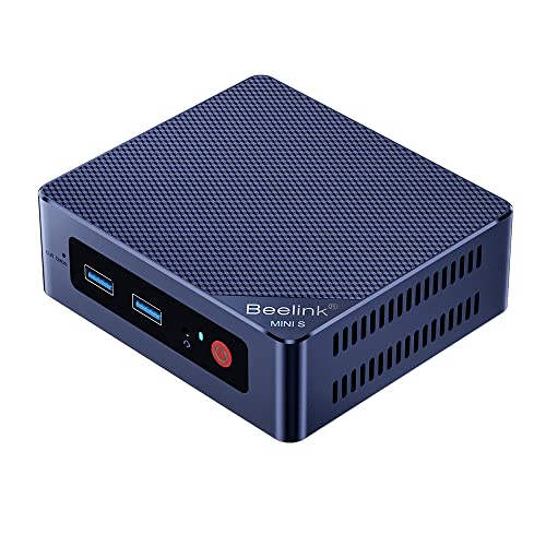 Beelink MINIS 12 PRO Mini PC with N100 Processor W-11 Pro, 16G DDR4, 500G SSD High Performance Business Mini Computer, WiFi6,BT5.2,Dual HDMI Ports, Ubuntu, Linux