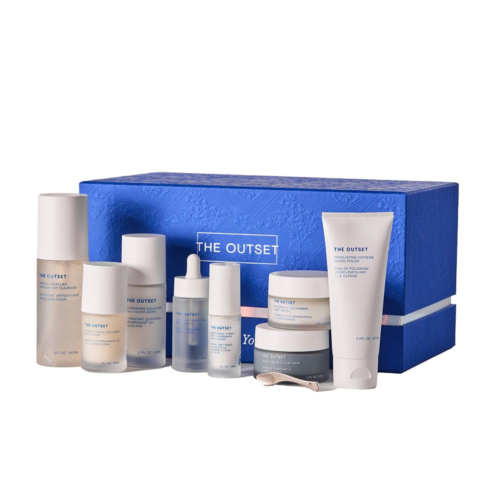 The Outset The Glow You Give Superset | Skincare Essentials | Vegan | Gluten Free | Clean Beauty | Unisex for All Skin Types | 15.9 oz