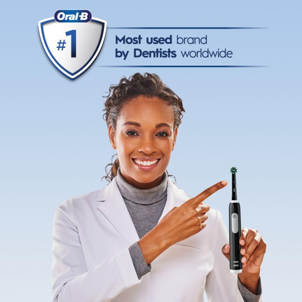 Oral-B Pro 1000 Rechargeable Electric Toothbrush, Black