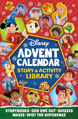 Disney: 5-in-1 Advent Calendar: Story & Activity Library with 24 Books to Open Every Day Leading Up to Christmas