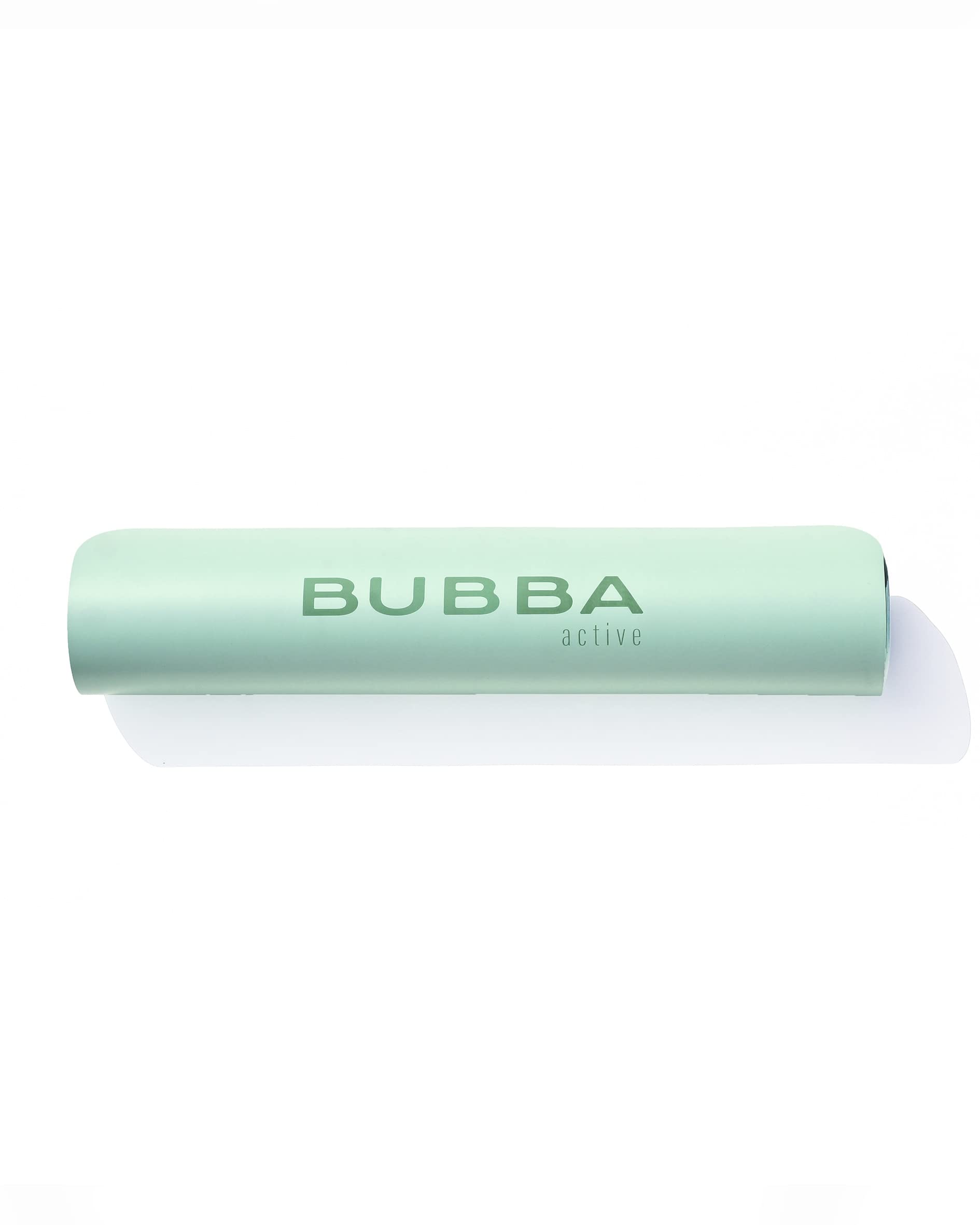 Bubba Active - Yoga Mat - Premium - Non-slip - Perfect Exercise Mat for Pilates, Yoga, Hot Yoga, and Floor Workouts - Eco-friendly – Odorless (Mint)