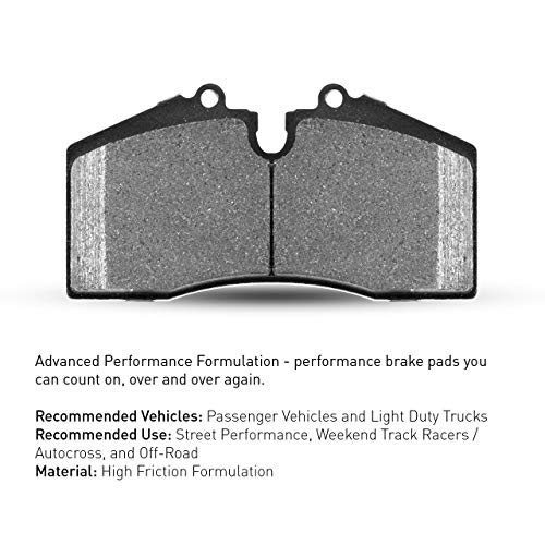 R1 Concepts Front Performance Sport Series Brake Pads 2115-1044-00