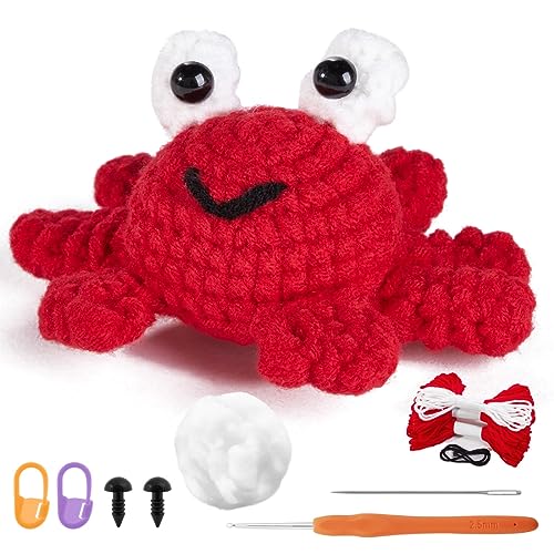 TANOSII Crochet Starter Kit Beginner Crochet Kit for Adults Kids with Step-by-Step Instructions and Video Tutorials Panda