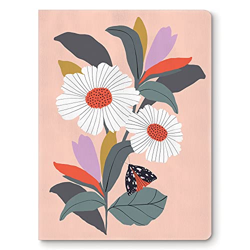 Studio Oh! Medium Deconstructed Journal Notebook, Lemon Tree, 6.5" x 8.62" Hardcover Journaling Notebooks with Full Color Artwork, 192 Lined Pages, 100 GSM Paper Weight, Lay Flat Binding for Writing