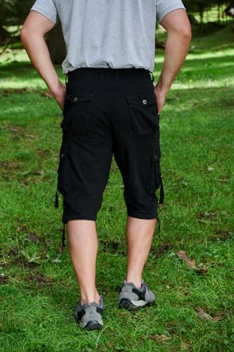 VOPOKER Men's Relaxed Fit Shorts Grey 32