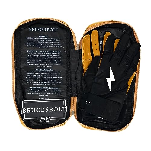 BRUCE BOLT Original Series Long Cuff Green Batting Glove - Green Small