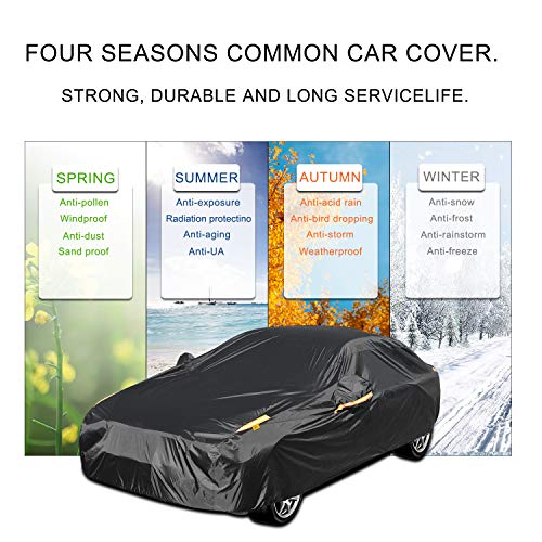 COLOR RAIN TIME UV Protection Car Cover Windproof Dustproof Scratch Resistant Outdoor Universal Full Car Covers for Sedan XXXL