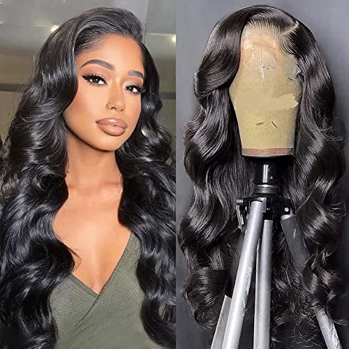 Aolisox Orange Ginger Lace Front Wigs Human Hair Pre Plucked 13X4 Body Wave Invisible Brazilian Colored Human Hair Wigs for Black Women Glueless Wigs Human Hair 180% Density 16 Inch
