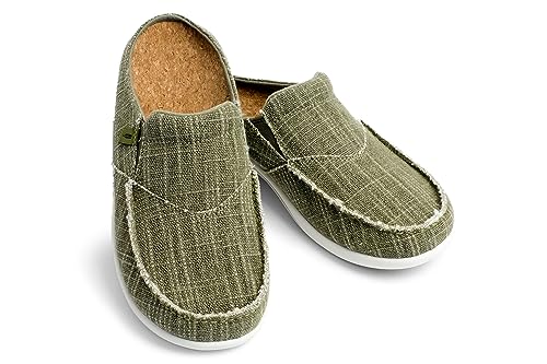 REVITALIGN Women's Siesta Canvas Mule, Olive, 8 Wide