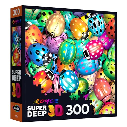 RoseArt - Super Deep 3D - Beetle Magic - 300 Piece Jigsaw Puzzle for Adults