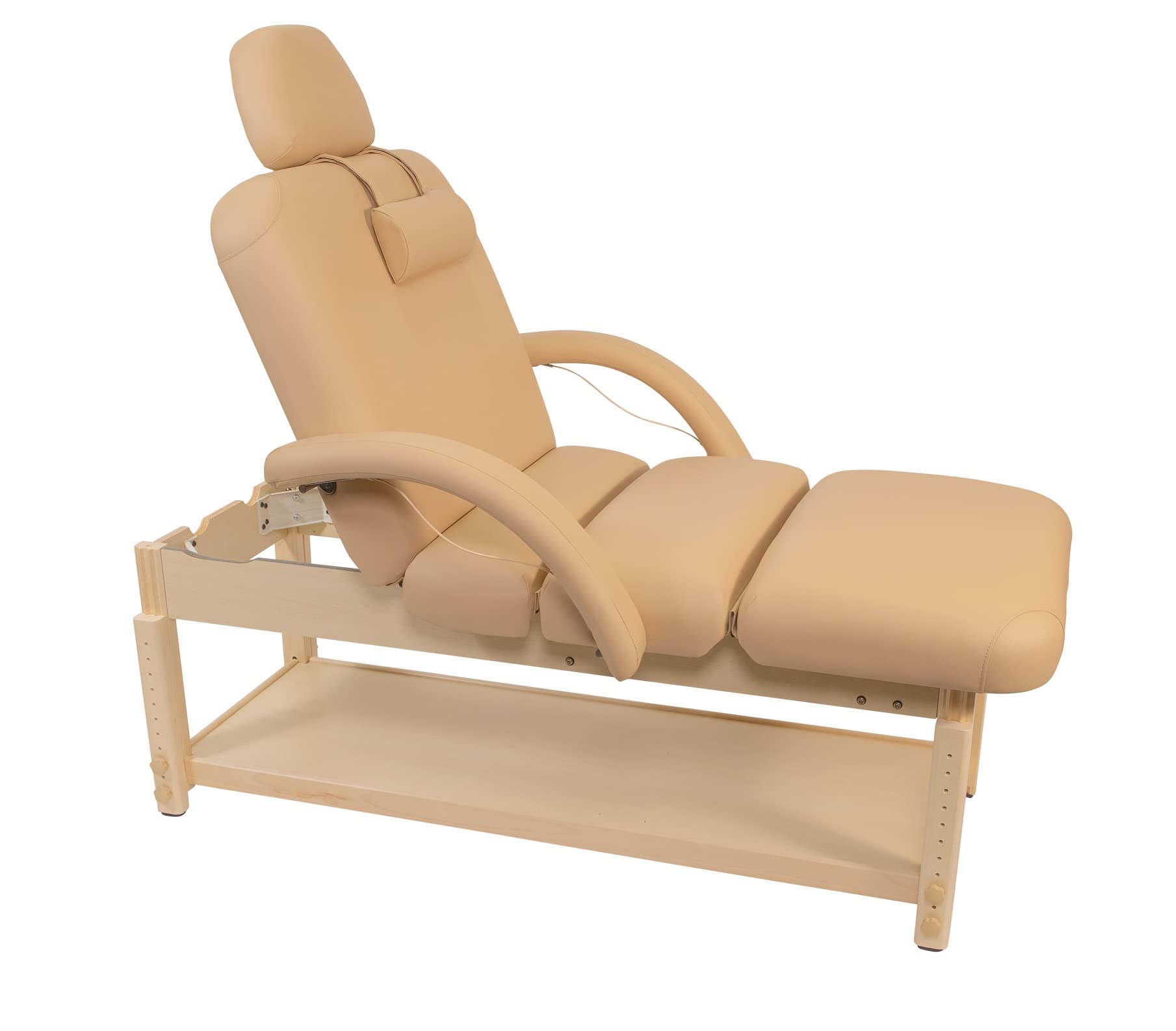 Spa Luxe - Deluxe Stationary Spa Table (Includes Headrest & Arm Rests)