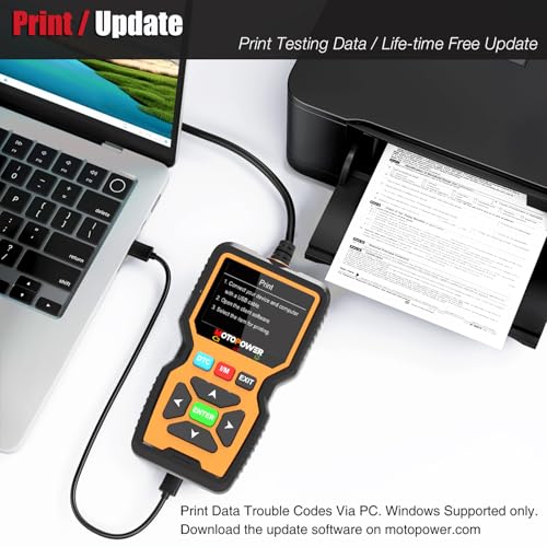 MOTOPOWER MP69039 Car OBD2 Scanner Code Reader Engine Fault Code Reader Scanner CAN Diagnostic Scan Tool Advanced Edition