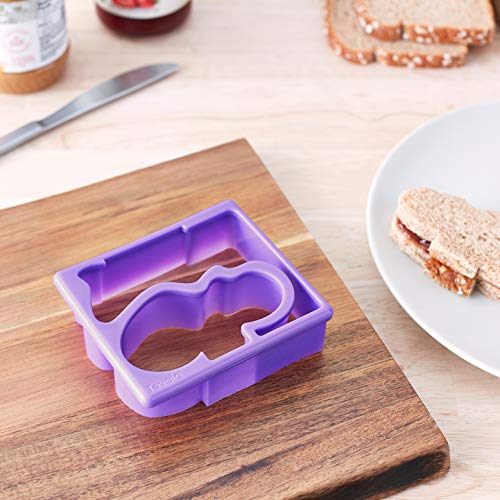 Tovolo Hippo & Alligator Sandwich Shaper, Kid-Friendly, Dishwasher Safe