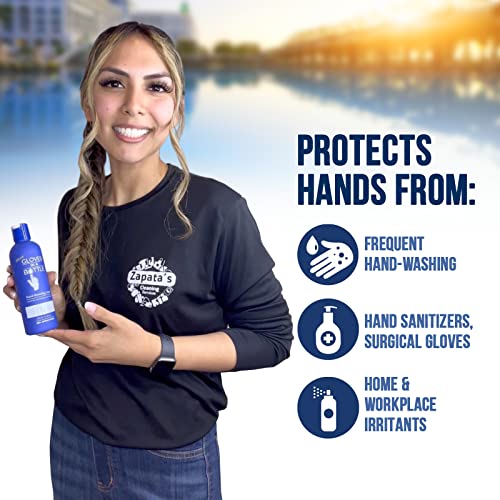 Gloves In A Bottle Shielding Lotion, Relief for Eczema and Psoriasis, (8 Fl Oz) with Pump