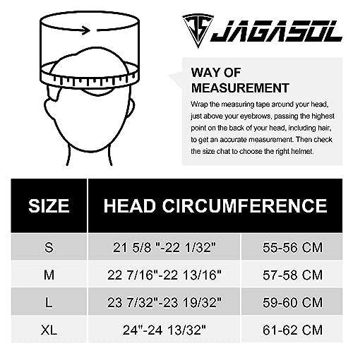 JAGASOL DOT Lightweight Full Face Motorcycle Street Bike Helmets with Extra Tinted Visor for Adults Men and Women, DOT Approved(Graphic,S)