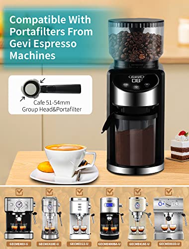 Gevi 12 Cup Programmable Drip Coffee Maker with Touch Screen, Fast and Strong Brew, Auto Shut-Off, 4-Hour Keep Warm Plate, Iced Coffee Option, Anti-Drip System, Permanent Filter