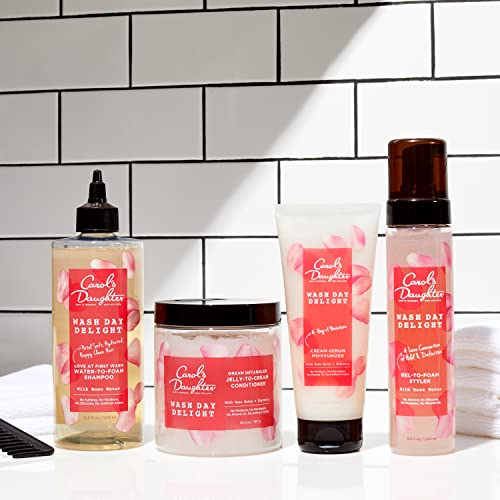 Carol's Daughter Detangling Jelly-to-Cream Conditioner With Glycerin and Rose Water, Moisturizing Conditioner for Curly Hair Paraben Free for Moisture, Hydration, and Shine, Curl 20 Oz
