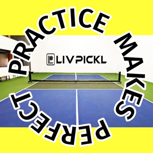 LIV PICKL Pickleballs | 40 Holes | Outdoor Court | Hard Court | High Visibility and Good Balance | Official Size & Weight - Durable - Consistent Bounce