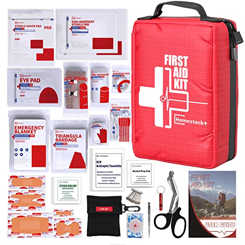 Small First aid Kits,Travel First Aid Kit with Labelled Compartments Molle System Compact Medical Kit for Car, Hiking, Backpacking, Camping, and Cycling