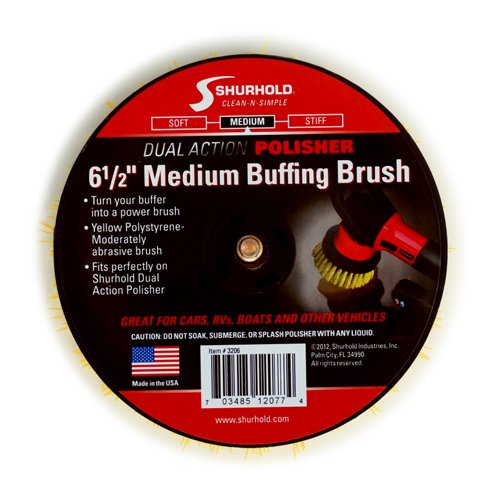 Shurhold 6-½" Medium Brush f/Dual Action Polisher