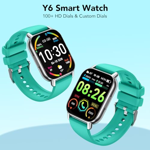 Smart Watch (Answer/Make Calls), Smartwatch for Men Women, 112 Sport Modes, IP68 Waterproof, Fitness Activity Tracker, Heart Rate Monitor Sleep Step Counter, Green