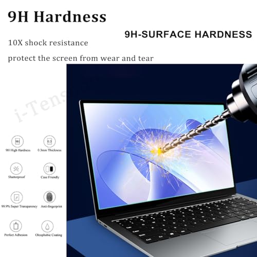 i-Tensodo 2 Pack 11.6" Laptop Tempered Glass Screen Protector, For 11.6 inch Aspect Ratio 16:9 Laptop, 9H Hardness