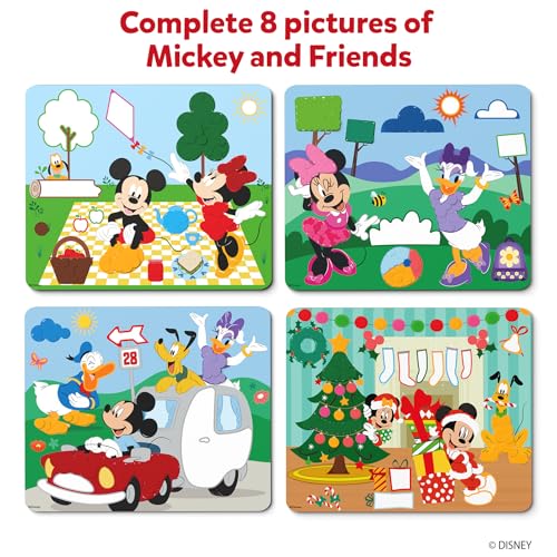 Skillmatics Art Activity - Dot It Disney Mickey and Friends, Mess-Free Sticker Art for Kids, Craft Kits, DIY Activity, Scrapbooking, Gifts for Boys & Girls Ages 3, 4, 5, 6, 7