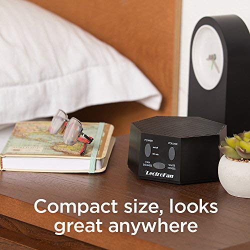 LectroFan High Fidelity White Noise Machine with 20 Unique Non-Looping Fan and White Noise Sounds and Sleep Timer