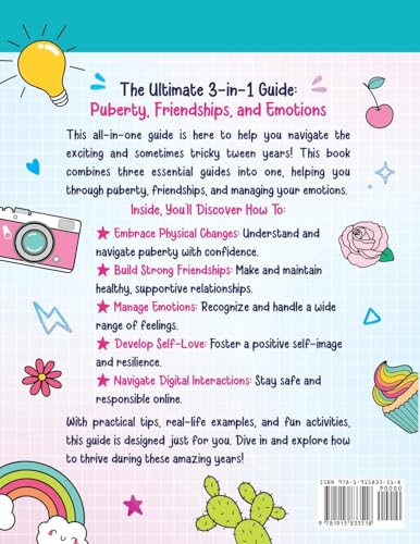 The Complete Girl's Guide to Growing Up: The 3-in-1 Puberty, Friendships & Emotions Handbook for Tween Girls 8-12 (Tween Guides to Growing Up)