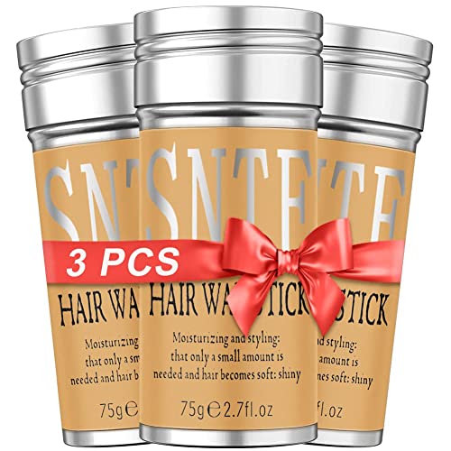 Samnyte Hair Wax Stick, Hair-Styling Waxes, Nourishing Accessories - Slick Stick for Women & Kids, Gel Tamer for Flyaways, Bun Maker & Styling Cream, 2.7 Fl Oz