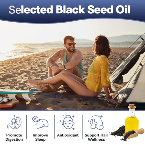 25-in-1 Sea Moss Black Seed Oil Ashwagandha Ginger Shilajit Supplement 18525mg, Sea Moss Capsules with Bladder Burdock Ceylon Cinnamon Berberine ACV Manuka VIT C&D3 for Immune, Gut & Energy, 120 Caps