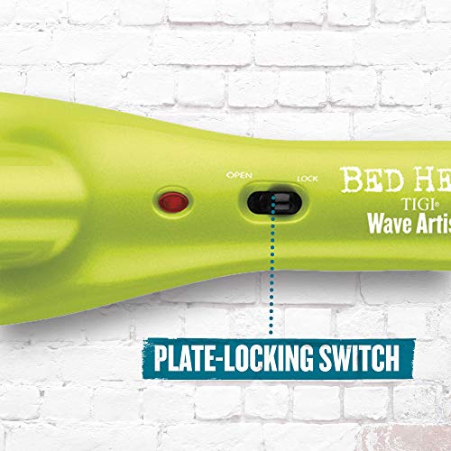 Bed Head Wave Artist Deep Waver | Combat Frizz, Get Long Lasting Results, & Add Massive Shine for Beachy Waves | With Tourmaline Ceramic Technology (Green)