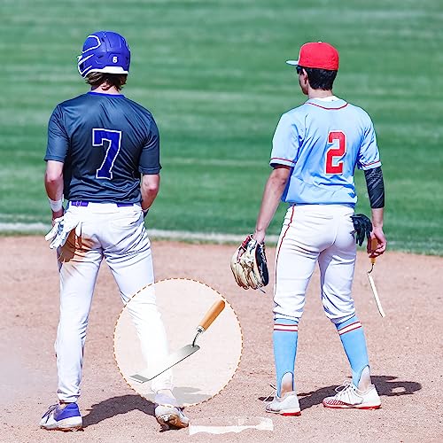 Lanties 2 Pcs Baseball Dig Out Tool Baseball Bases Coaching Accessories Softball Equipment Scoop Ball Anchor Clean Out Tool for Training