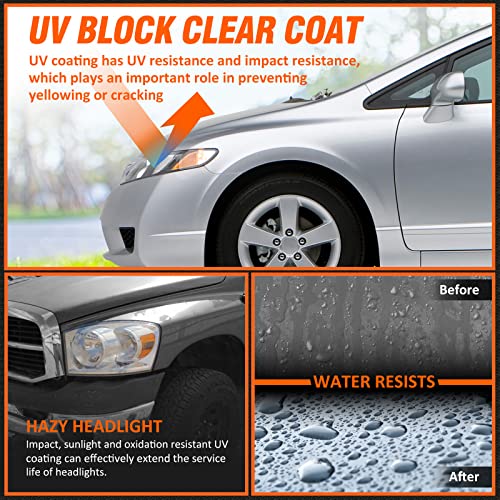 AXLAHA 2006-2008 Dodge Ram Headlights Assembly for 2006 2007 2008 Dodge Ram 1500/2006 2007 2008 2009 Dodge Ram 2500 3500 Chrome Housing Amber Reflector Replacement Driver and Passenger Side