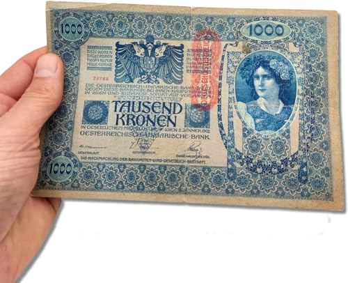 World Paper Money: 10 Languages Banknote Issued by the Austro-Hungarian Empire 1902 - Elevate Your Foreign Currency Collection with Old Banknotes and complete your Album. Certificate of Authenticity