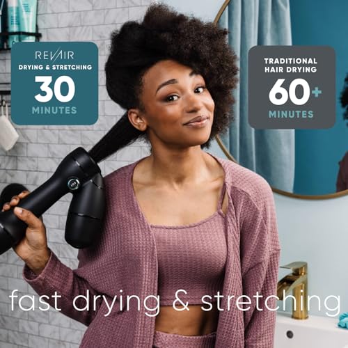RevAir Reverse-Air Hair Dryer - Innovative Quick-Drying Hair Dryer for Curly, Wavy & Straight Hair - Revolutionary Reverse Blow Dryer for All Hair Types -Hairdryer to Reduce Heat Damage & Styling Time