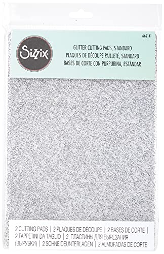 Sizzix Silver Glitter Cutting Pad Standard Clear Slr