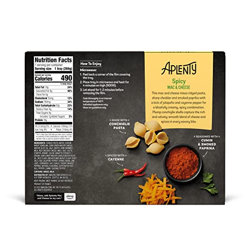 Amazon Brand, Aplenty Spicy Mac & Cheese, 10 Oz