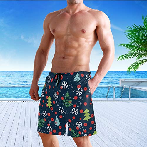 visesunny Men's Beach Short Yellow Banana Swim Trunks Sports Running Bathing Suits